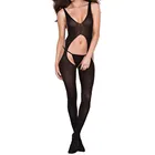 Женская обувь в сеточку, сексуальный глубокий v-образный вырез, полый боди с открытой промежностью Эротическое порно белье Перспектива облегающий Костюм интимной Для женщин нижнее белье