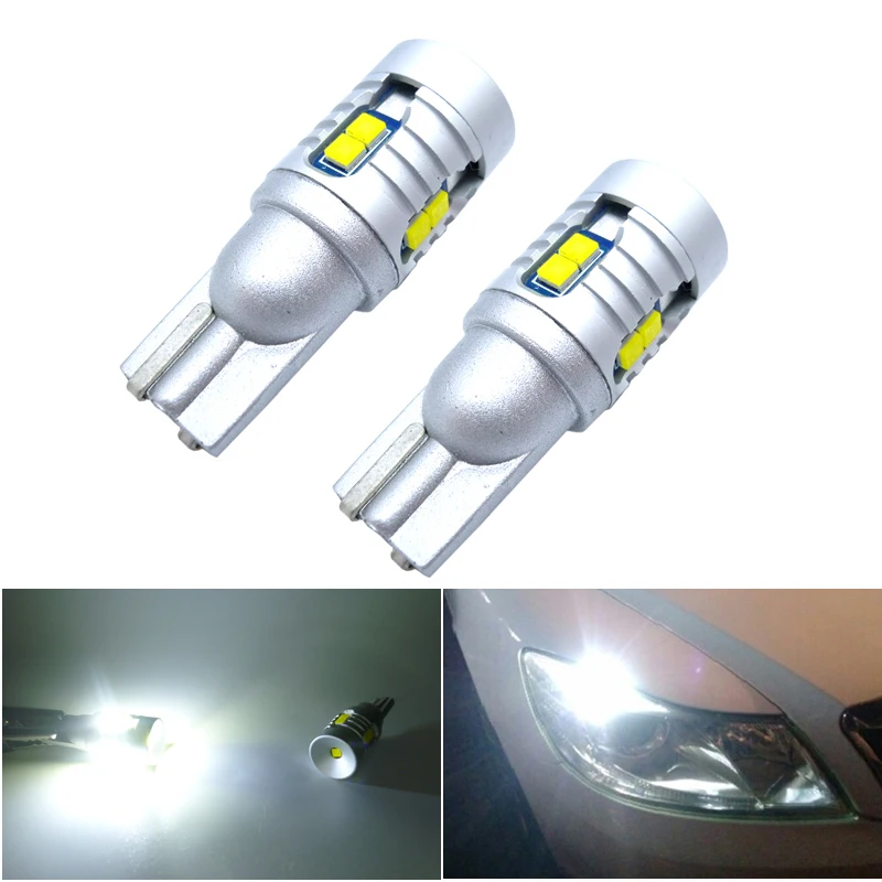 

2x Canbus LED T10 W5W Clearance Parking Light Wedge Light For Ford Focus 1 2 3 Fiesta Mondeo Ecosport Kuga F-150