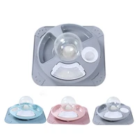 multifunctional pet cat bowl puppy feeder automatic water feeder integrated anti tipping pet bowl with snack bowl