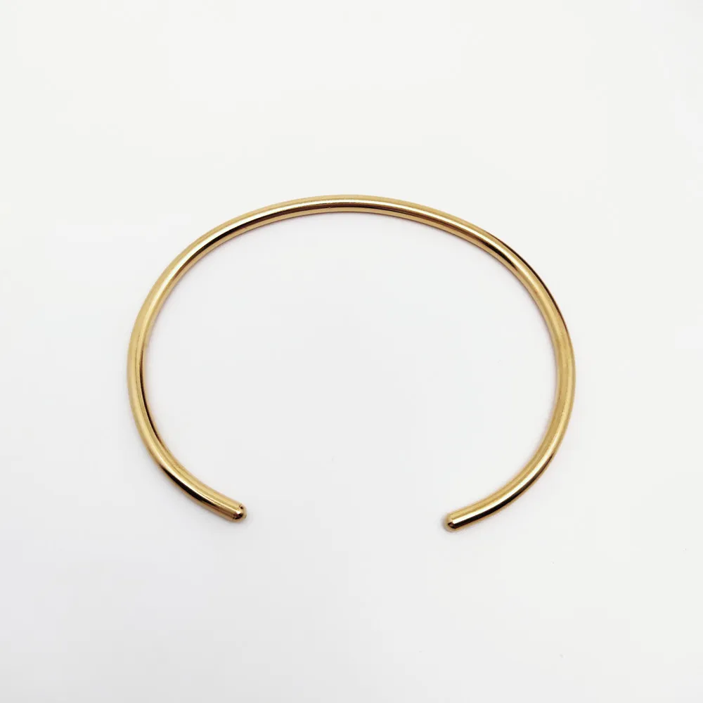 ELANUOYY открытые простые Геометрические манжеты для женщин модные гладкие элегантные ювелирные изделия