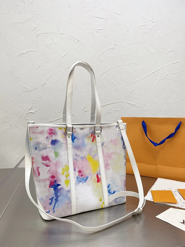 

Handbag VL Luxury Designer Shopping Bag Women's Fashion Color Printed Bag