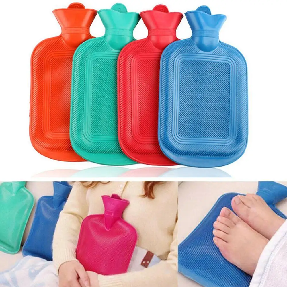 

1Pcs Random Color Rubber Hot Water Bottle Water Filling Water Warmer Bag Safety Water Warm Nostalgic Anti-hot R6O9 Hand I7L9
