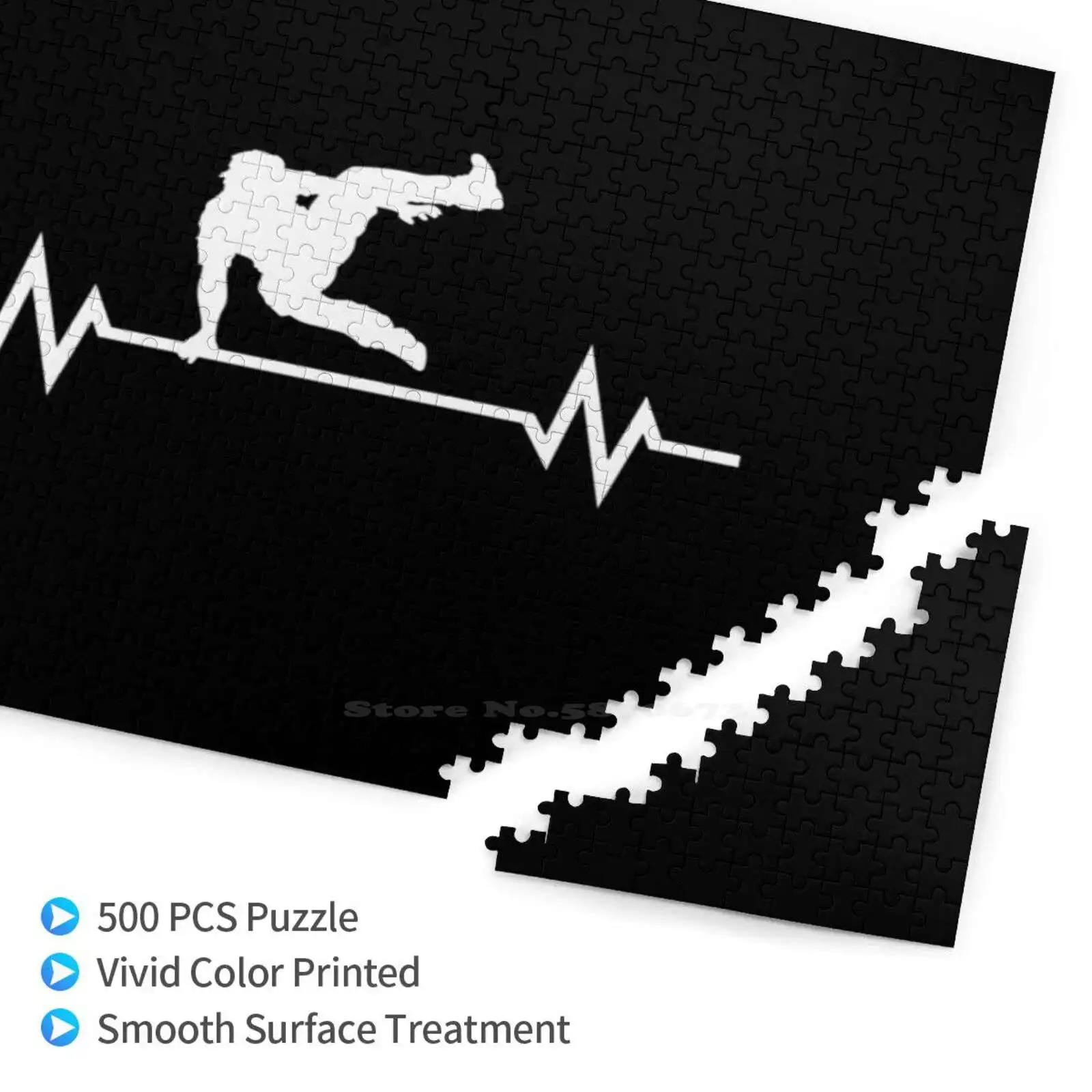 Подарочный пазл для сердцебиения Parkour взрослых и детей игры сделай сам парка