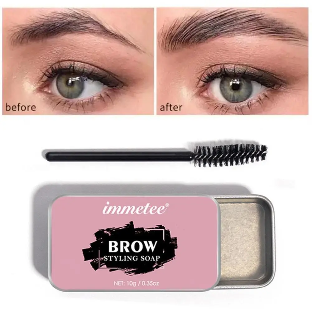 

Мыло для коррекции бровей дикий, средство для увеличения бровей, гелевый воск, стойкий водостойкий натуральный крем для глаз и бровей, крем ...