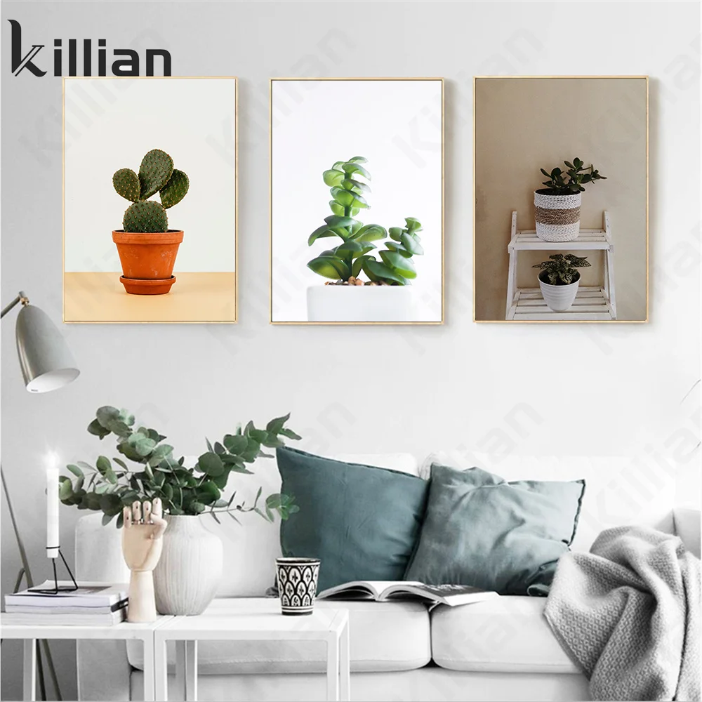 

Poster for Home Nordic Canvas Painting Cactus Art Print Modern Decoration Wall Picture for Living Room Bathroom Kitchen Decor