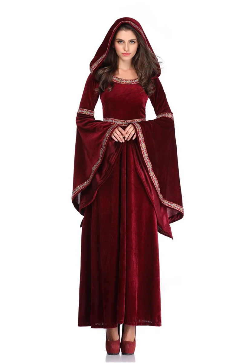 

Cosplay Europe Vintage Court Dress All Saints Day Vampire Princess Dress Songbird ds Stage Costume Free shipping