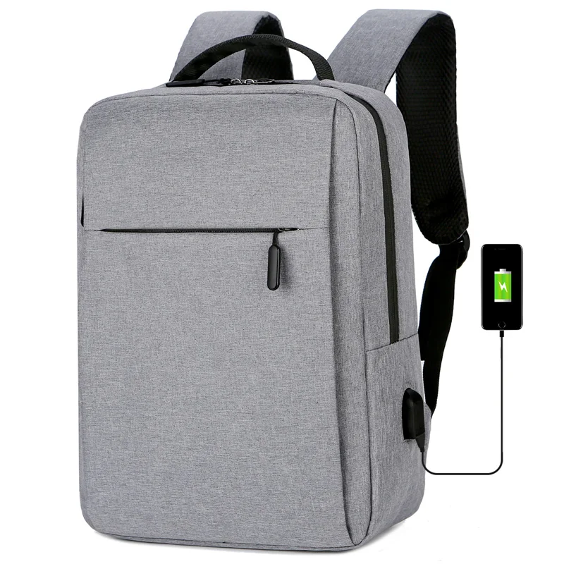 

15.6 Inch Computer Backpack Rucksack USB Charging Men School Laptop Shoulder Bags Waterproof Leisure Male Business Causal Pack
