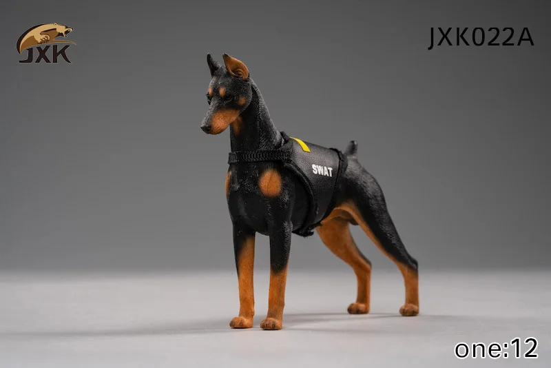 Сбор запасов 1/12 масштаб экшн фигура аксессуар Jxk022 Dobermann животное черный/коричневый кожа модель для фанатов подарки