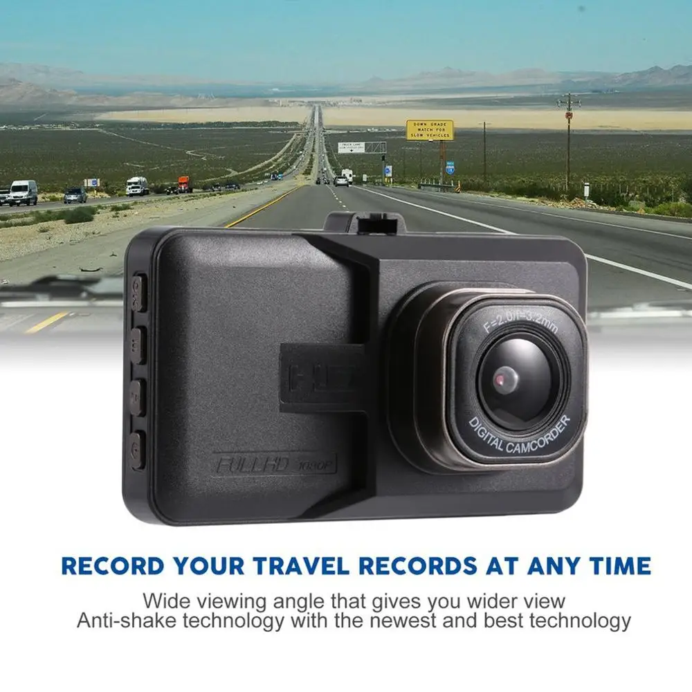 Видеорегистратор с ЖК-экраном 3 0 дюйма видеорегистратор Full 1080P HD G-Sensor 32 ГБ