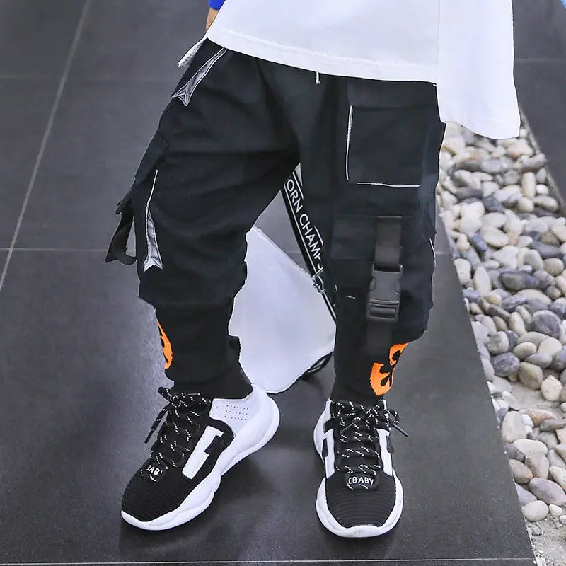 Штаны шаровары для маленьких мальчиков от 2 до 10 лет Детские осенние штаны