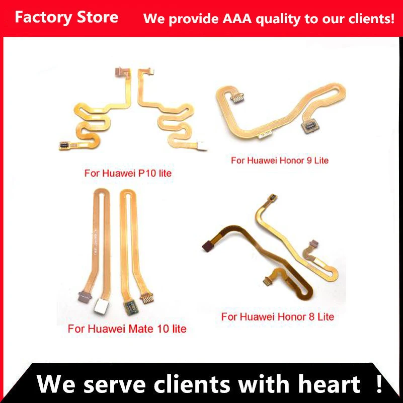 Гибкий кабель для считывания отпечатков пальцев Huawei Mate 10 20 P10 P20 P30 Honor 8 9 7x lite nova 3