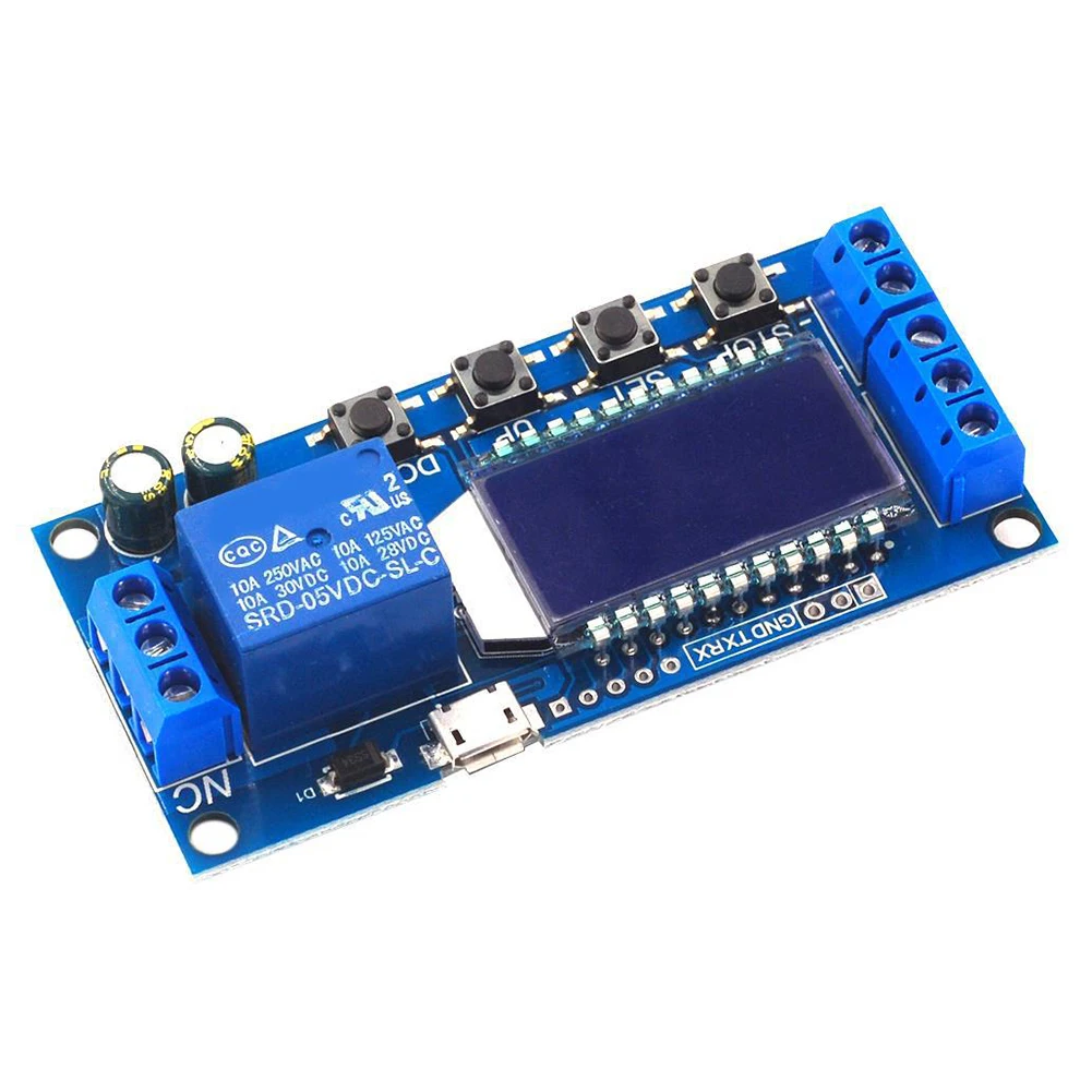 Светодиодное реле задержки времени 5-36 В постоянного тока | Электроника