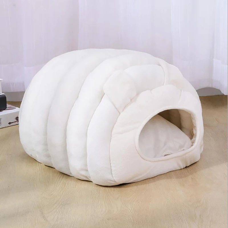 Кошачья Кровать Дом мягкой ткани для удаления остатков крема лучший собака