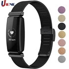 Миланский Браслет для Fitbit Inspire 2, ремешок для часов из нержавеющей стали с металлической петлей, ремешок на запястье для inspire 2, сменный Браслет