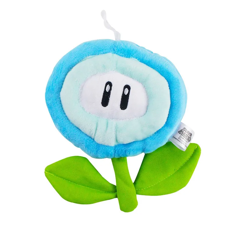 17 см мультяшная игра плюшевая игрушка Марио Брос Красный Пламя цветок синий