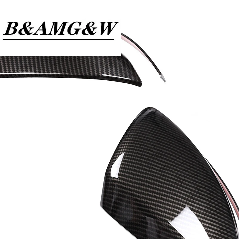 Автомобильная крышка для зеркала заднего вида из углеродного волокна отделка LHD