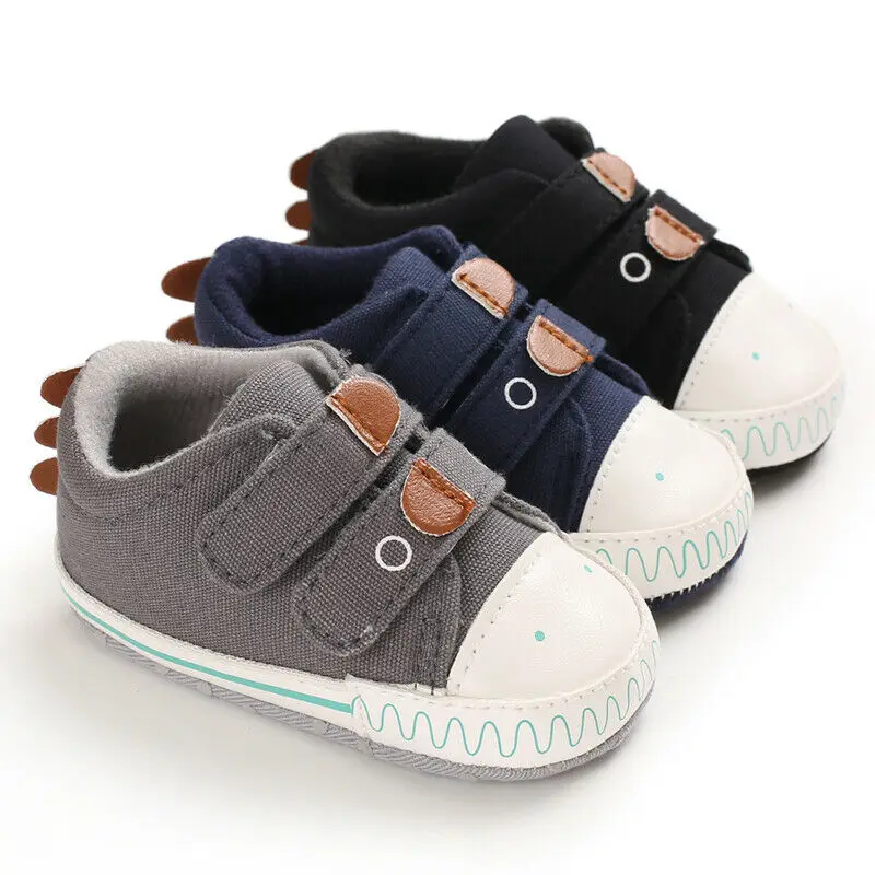 0-18M Baby Boy Girl Anti-slip Soft Sole Crib Shoes Newborn Sneakers Prewalkers | Мать и ребенок