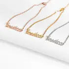 Персонализированный браслет с именем на заказ, подвески матовые ручной работы и позолоченные украшения, фирменные браслеты для влюбленных и браслеты, подарок для женщин