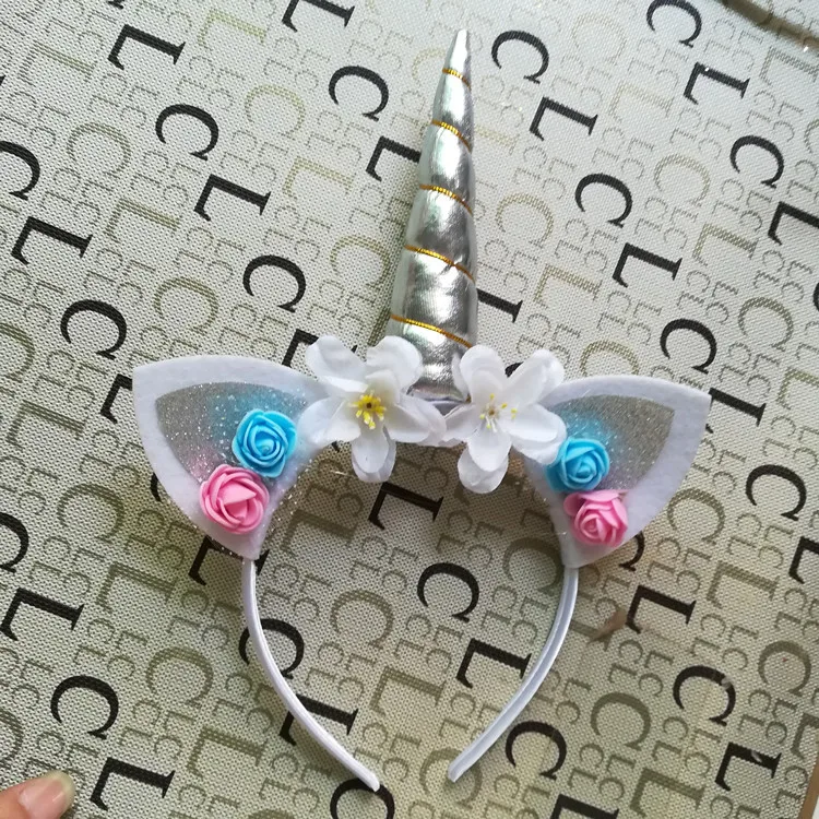 Повязка на голову &quotЕдинорог&quot Детские аксессуары для волос милые девушки