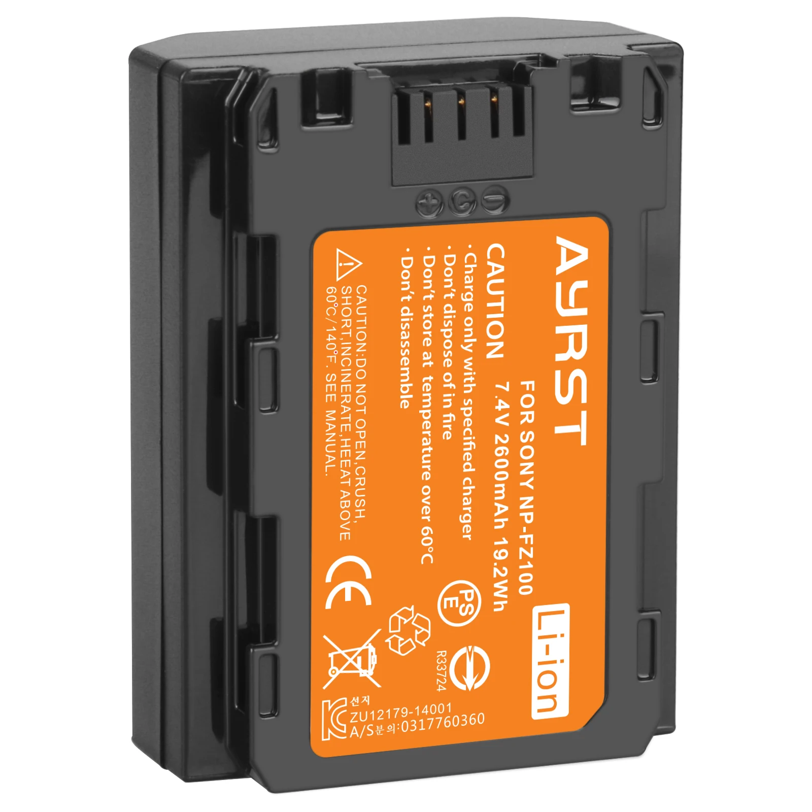 

1pc NP-FZ100 NPFZ100 Battery Pack for Sony A9 II / A7R IV / A7R III / A7 III / ILCE-9 ILCE9 ILCE-7RM3 ILCE-7M3 A6600 as NP-FZ100