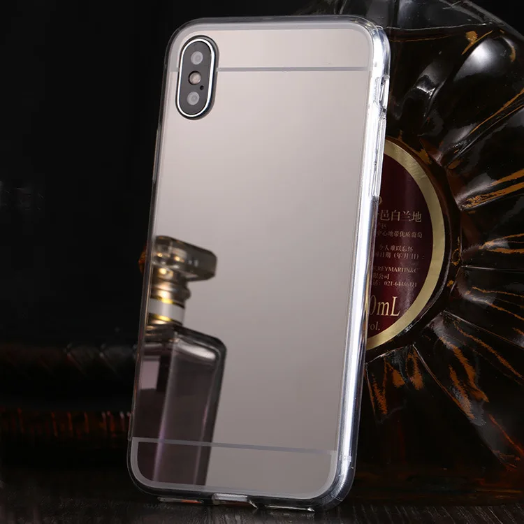 ТПУ чехол с зеркальной поверхностью для samsung A10 A20 A30 A40 A50 A6 A7 A8 A9 J4 J6 для Galaxy S8 S9 S10 плюс S10e Note9 8 S7 Edge чехол