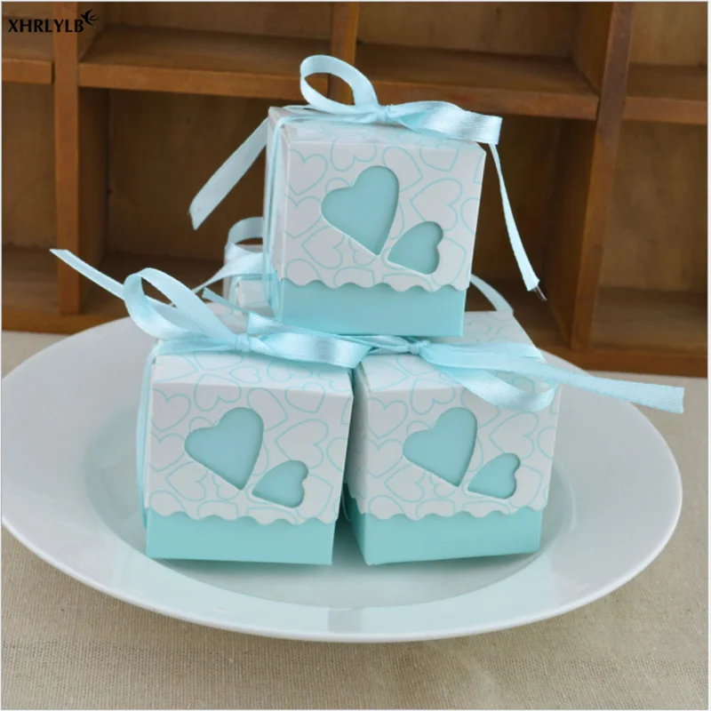 XHRLYLB корейский стиль полые двойная коробка для конфет любовь подарок на день