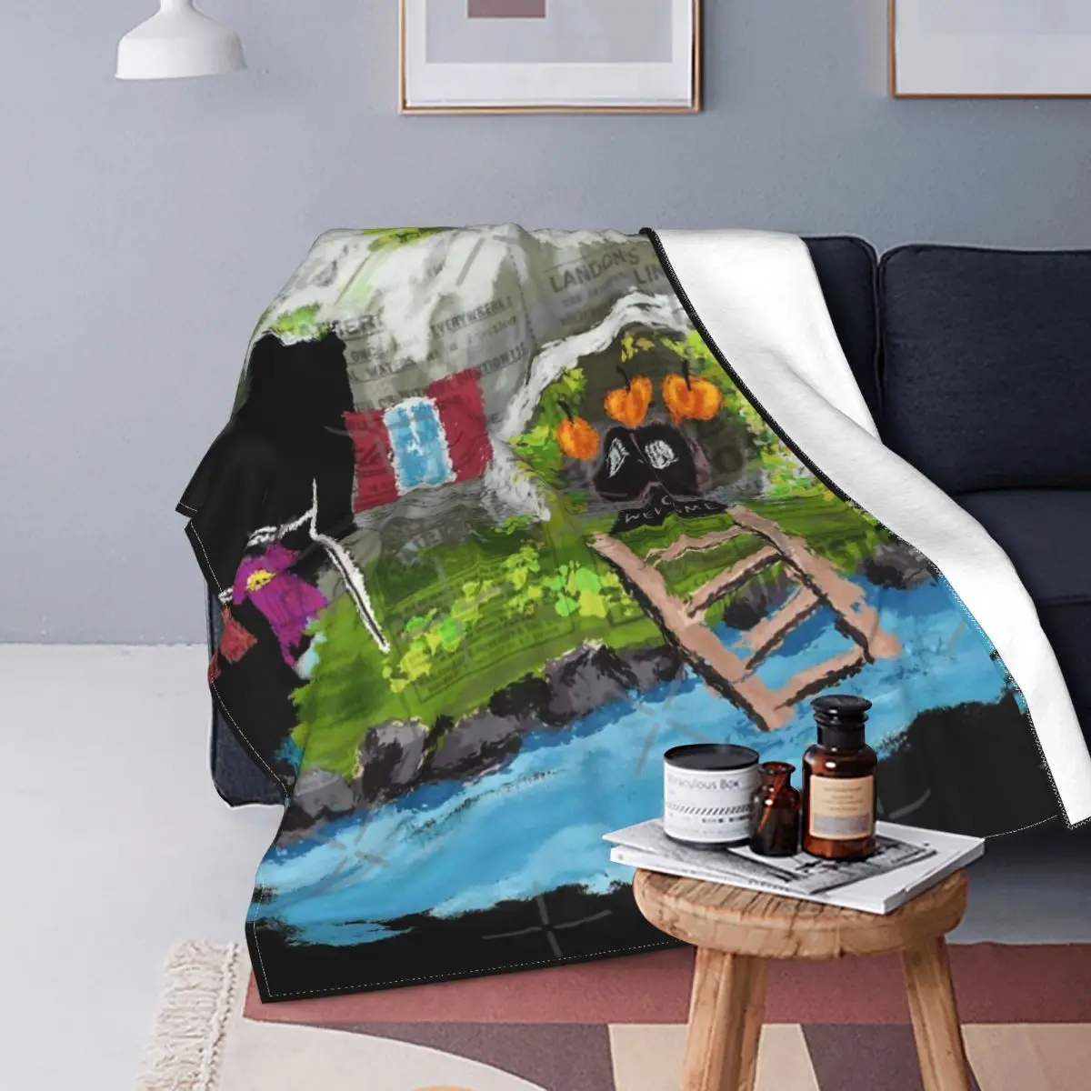 

Изготовитель: The Waters-colcha a cuadros para cama, manta de forro polar 135, colcha de 220x240