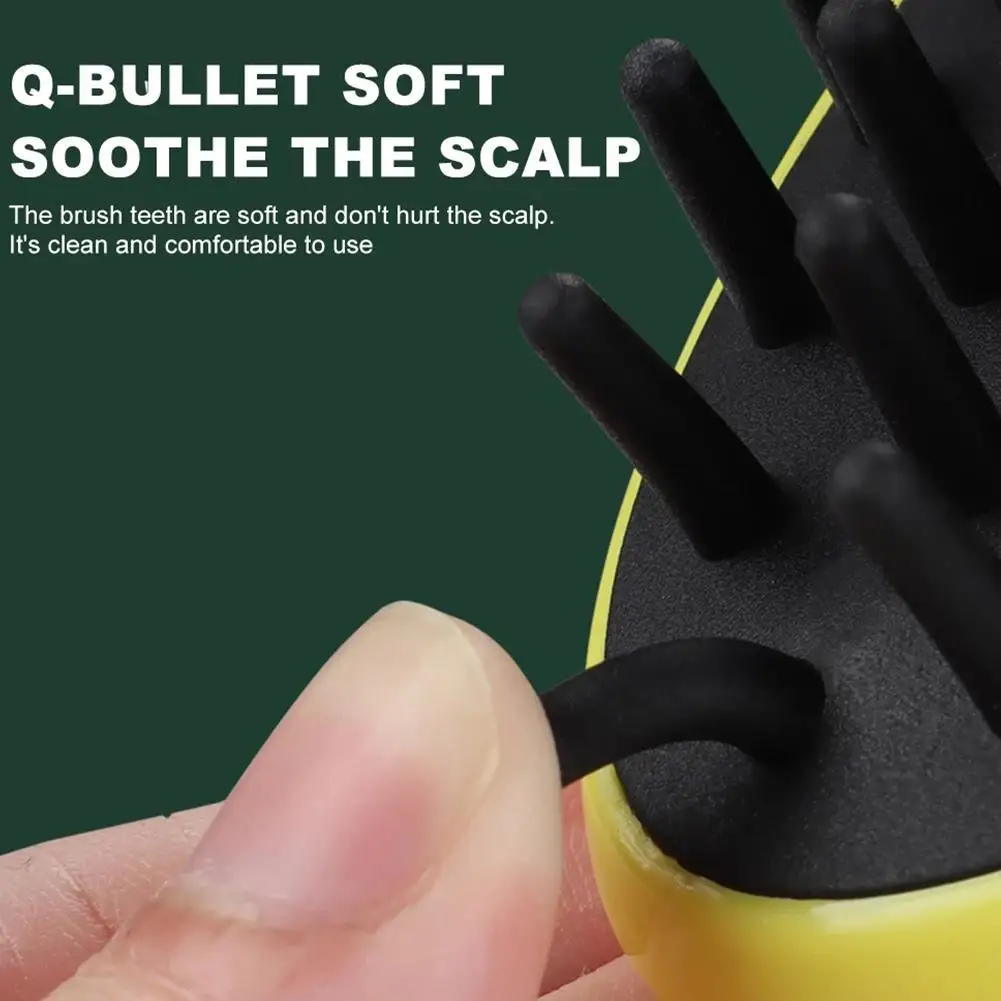 

Silicone Head Body Scalp Massage Brush Non-Slip Head Body Massage Relaxation Brush Home Bathroom Accessories