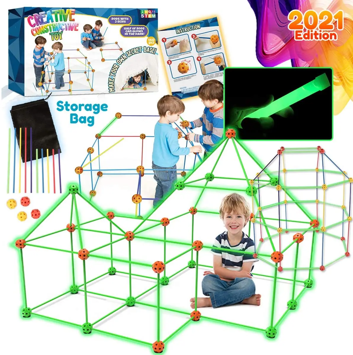 

Конструктор форт детский, 160 шт., конструктор «сделай сам»