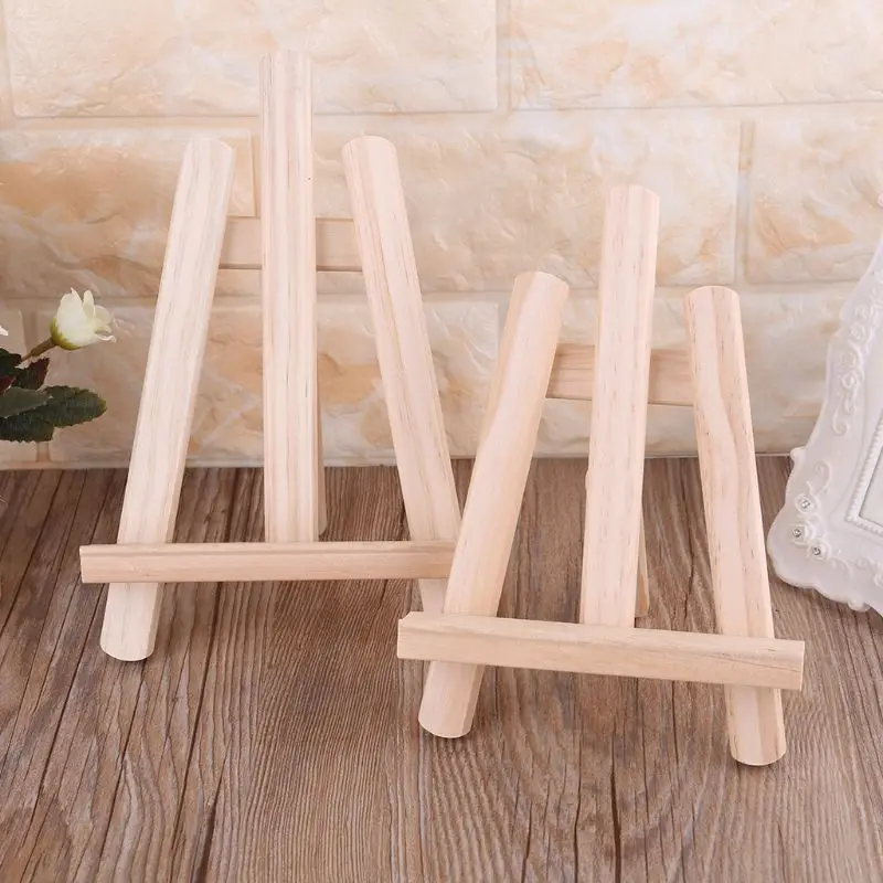 

Wood Table Easel Tablets Stand Easel Painting Craft Wooden Stand For Party Decoration Art Supplies N1HD
