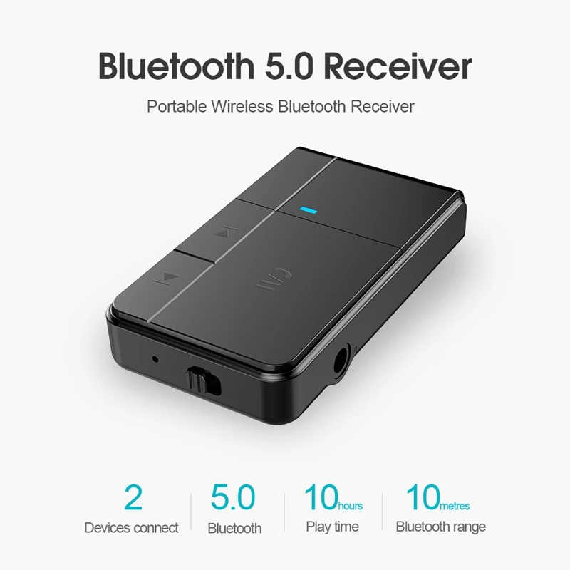 Bluetooth приемник 5 0 беспроводной передатчик 3 мм разъем громкой связи с 10H время
