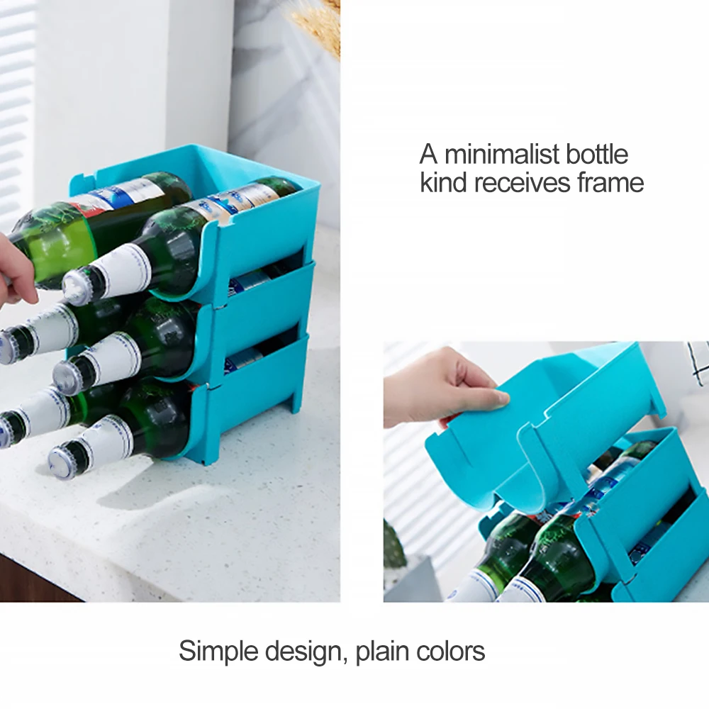 Ящик для хранения напитков в холодильнике 2 упаковки держатель пивных бутылок