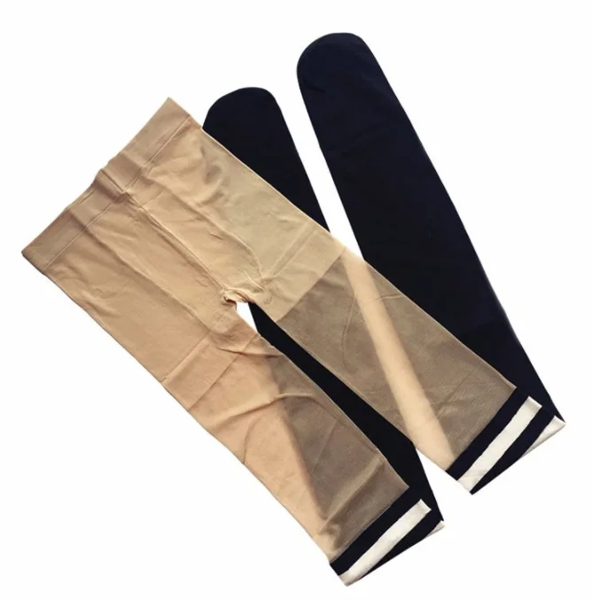 Весенние параллельные полосы горизонтальные Ложные высокие белые до колена