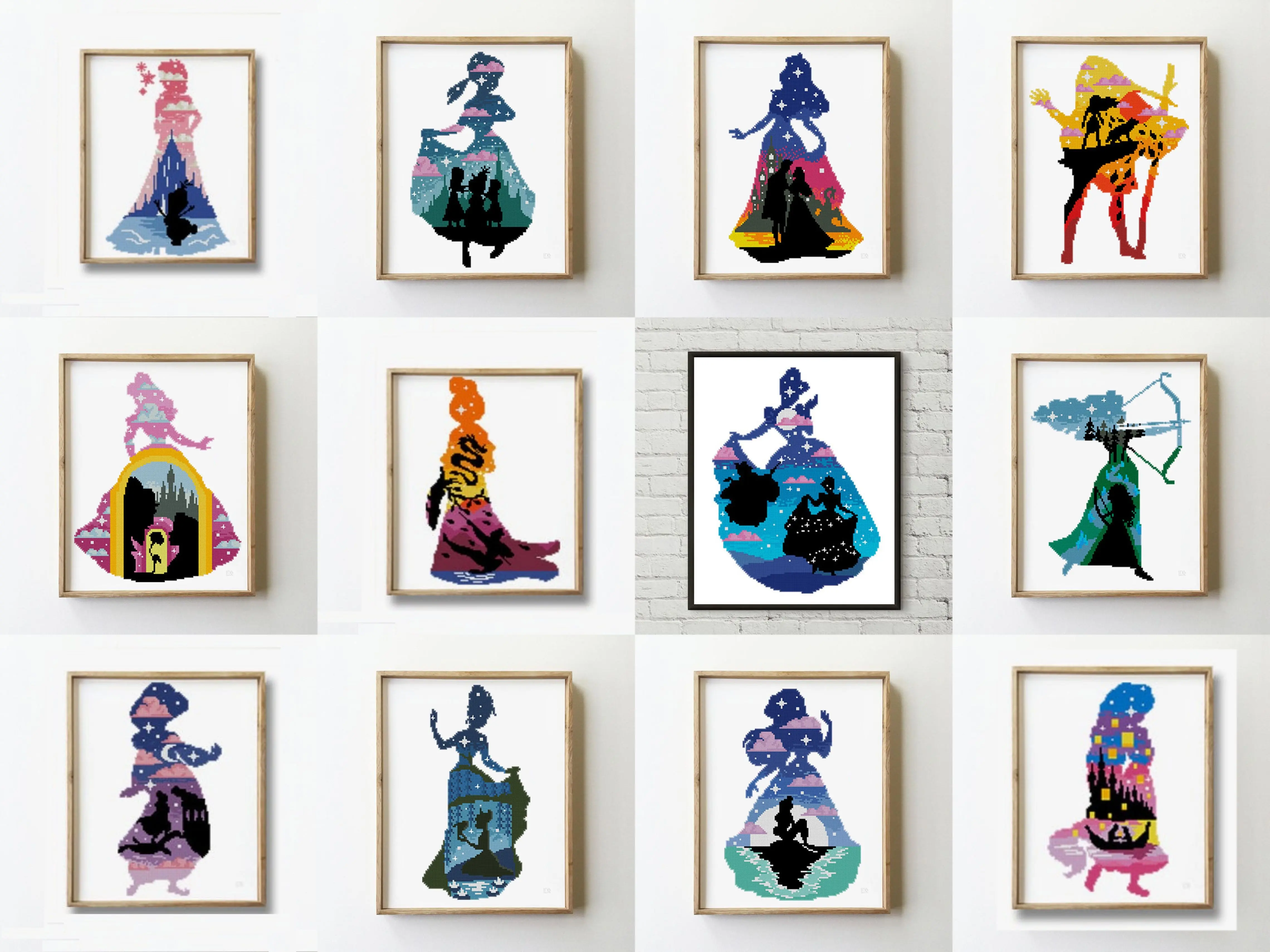 Shadow princess Counted Cross Stitch 11CT 14CT 18CT DIY Chinese Kits Embroidery Needlework Sets | Дом и сад