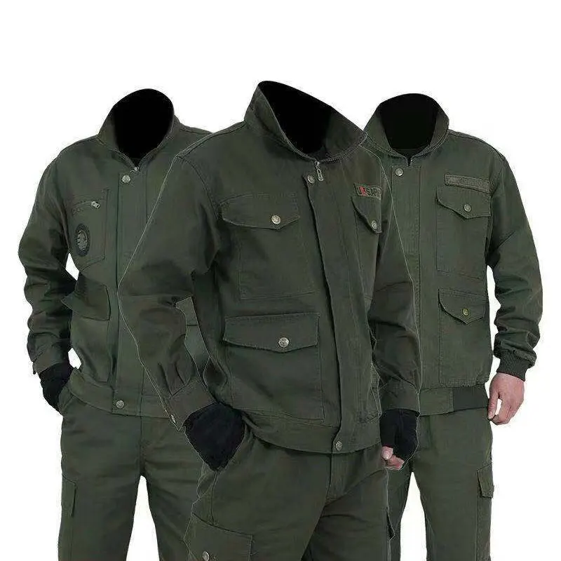 Мужской комплект из 2 предметов износостойкая Спортивная одежда на молнии