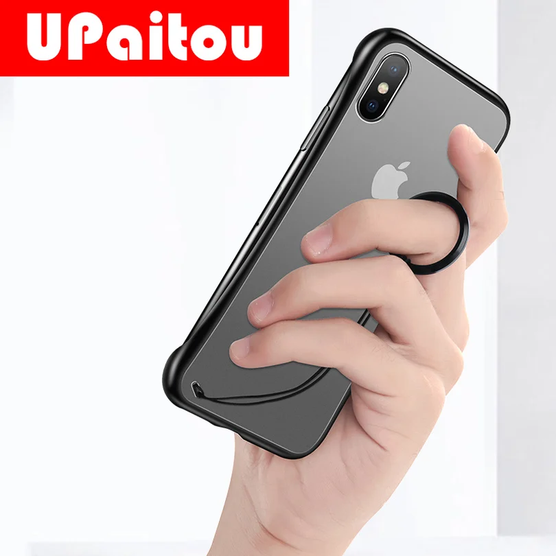 UPaitou выполненные чехол для OPPO A9 A5 2020 Realme 5 3 2 Pro матовый жесткая полная крышка