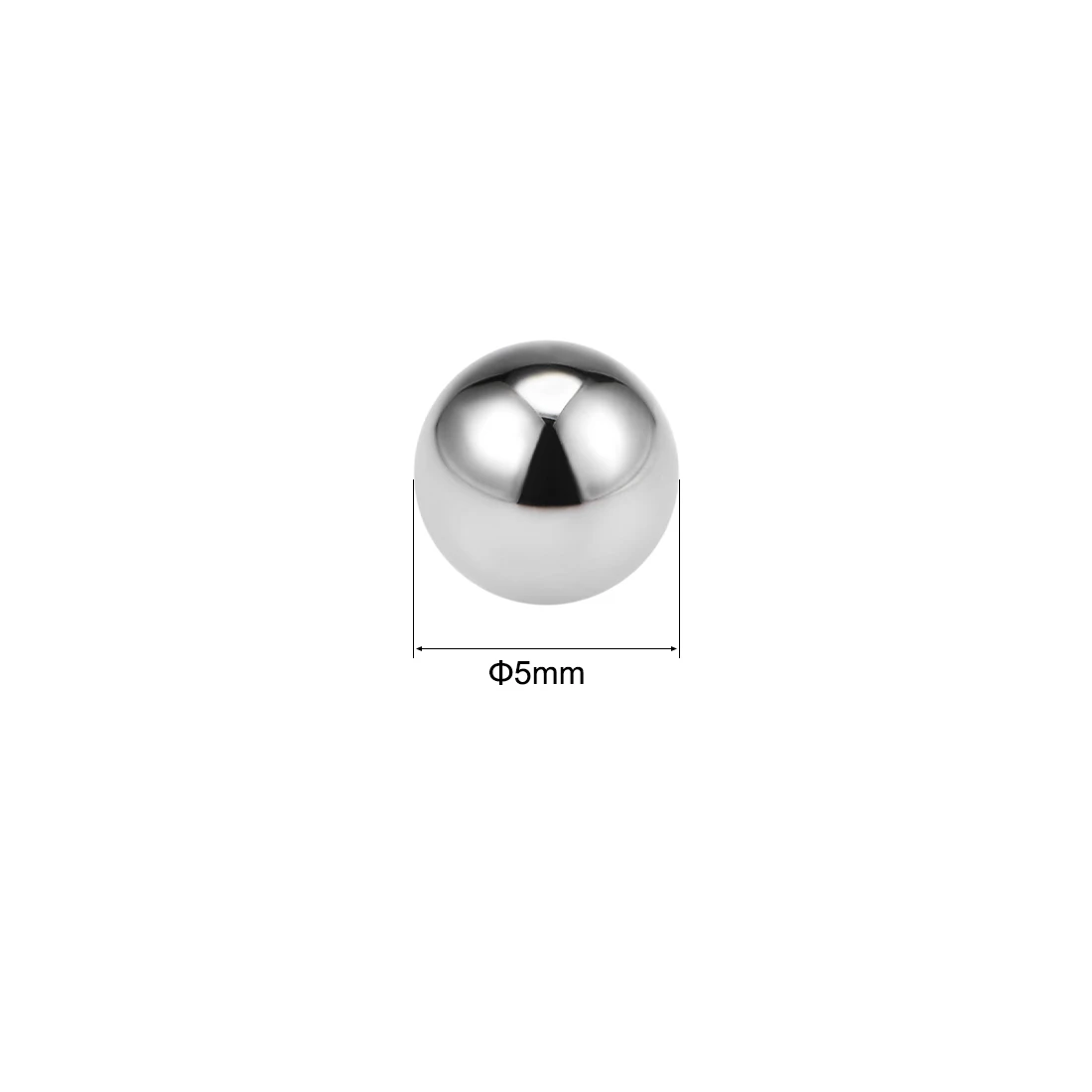Uxcell 100 шт. 1/2/3/4/5/6/7/8/10/11/12 мм однотонные шариковые подшипники 1 2-8 5 метрические