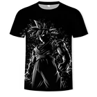 Мужская футболка с коротким рукавом и 3D-принтом, в стиле аниме