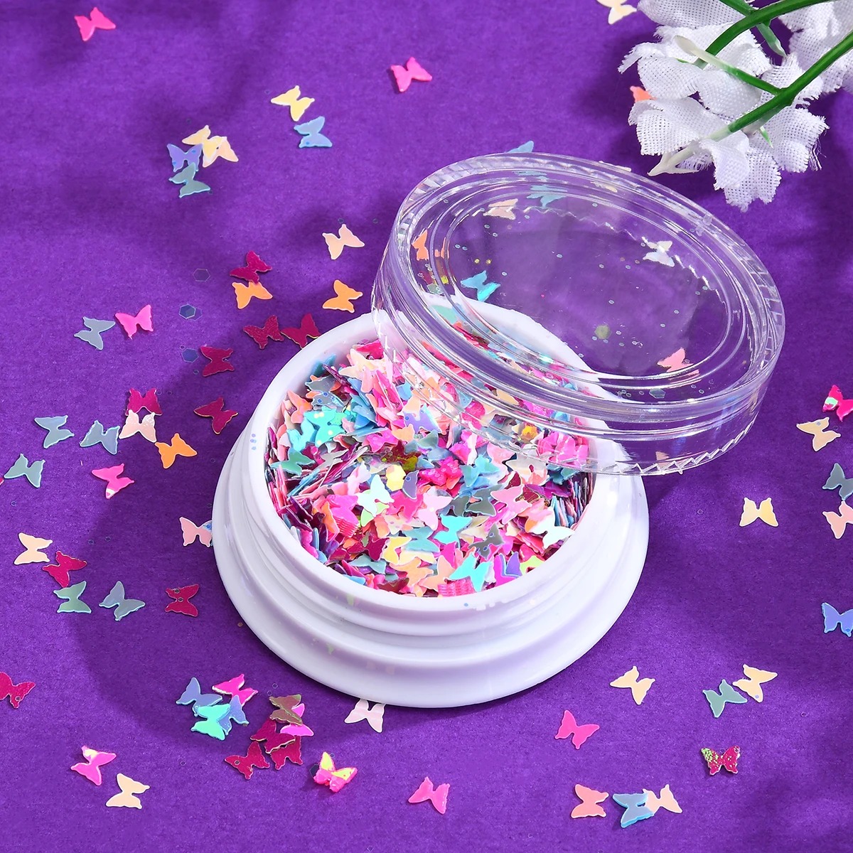 

12 г DIY 3D Стразы Блестки Бабочка Стиль массивные красочные хлопья переводки дизайн ногтей типсы аксессуары для украшения ногтей