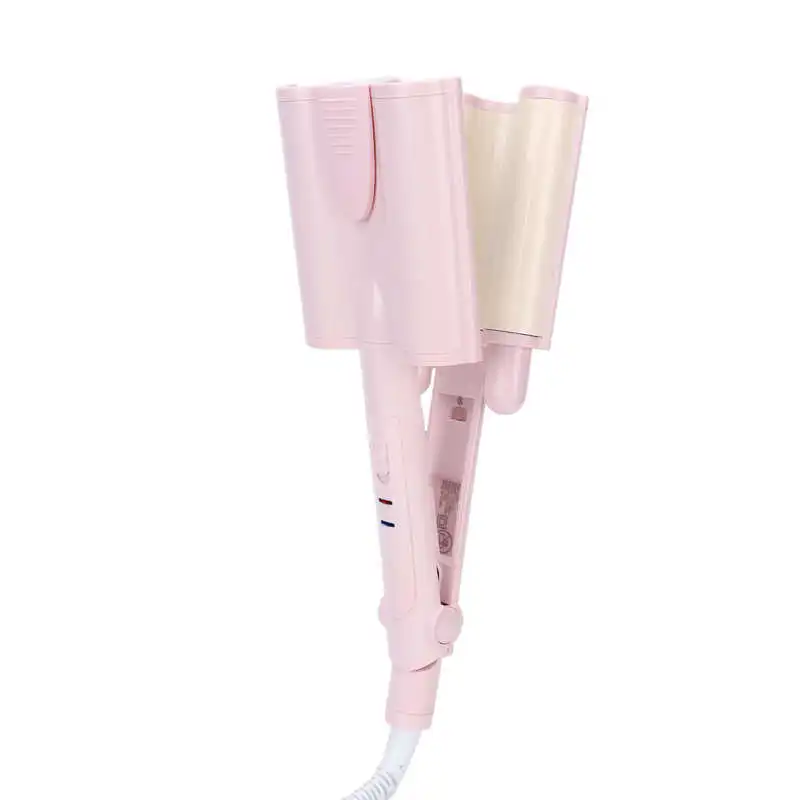 

Hair Rollers Curl 3 Barrel Curling Iron Portable Temperature Adjustable Hair Waver Crimper 110‑240V Magic Hair Curlers
