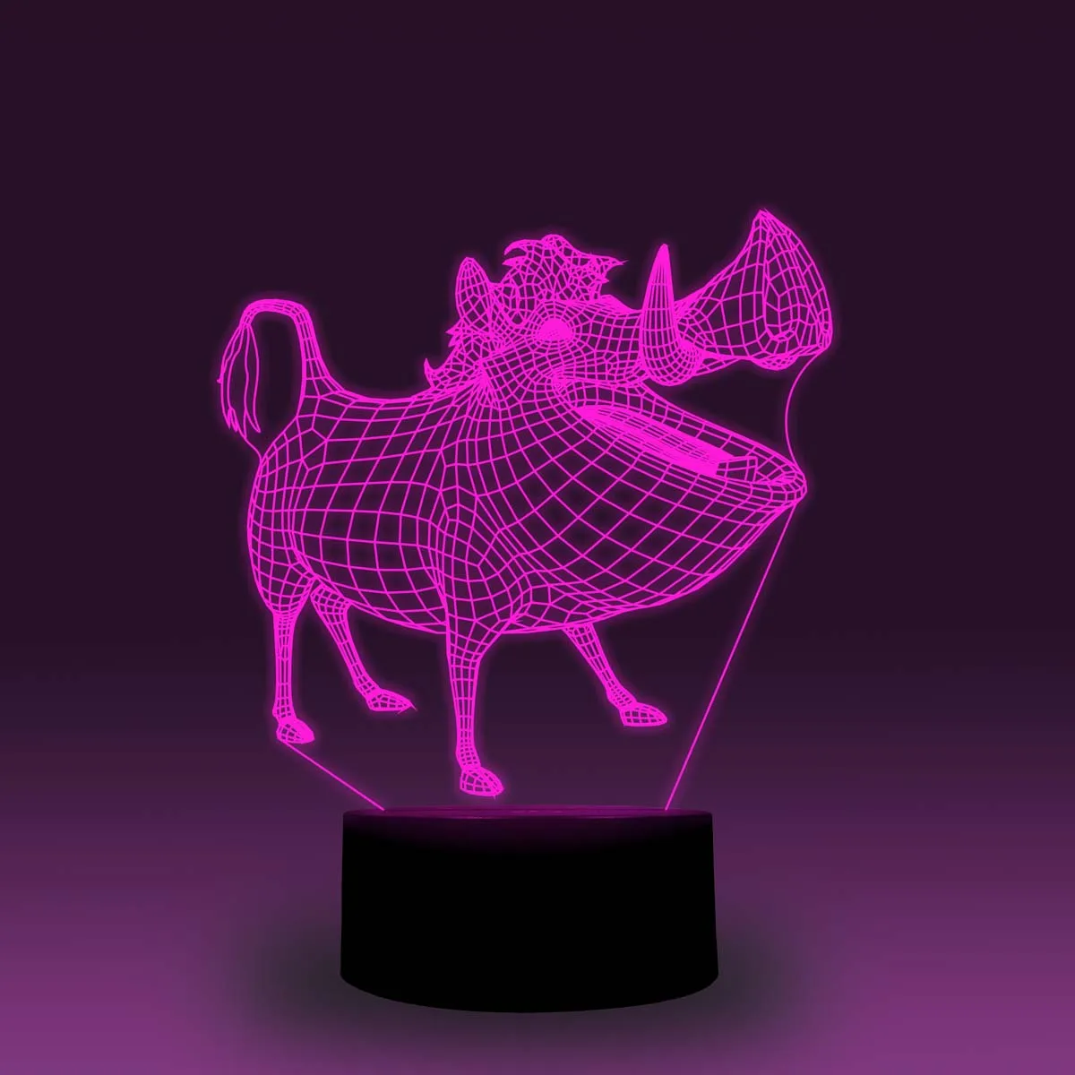 NiteApps 3D Пемба светодиодный ночник настольная лампа Иллюзия подарок на день рождения приложение/сенсорное управление