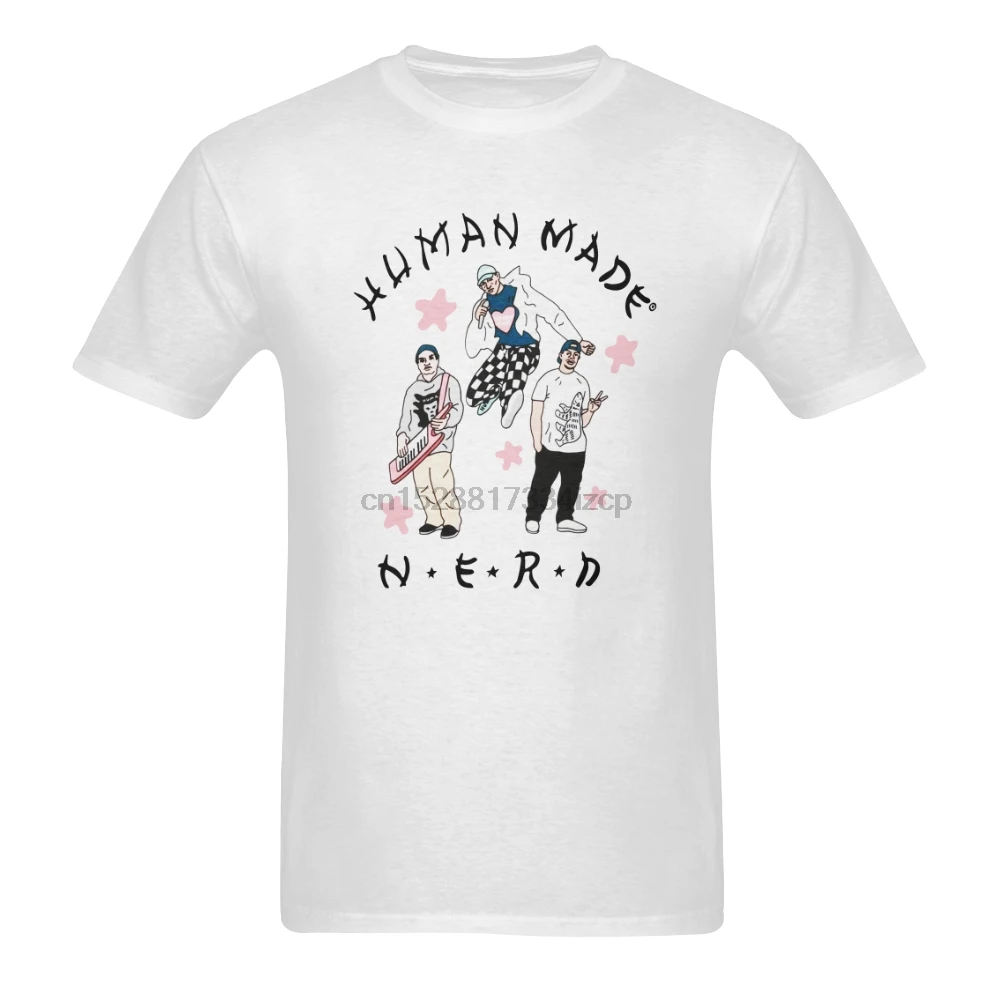 Новая футболка Vtg Rare 90S N E R D X Human Made Usa Размер S 2Xl Новинка унисекс забавная