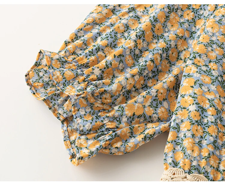 

Summer Women's Dress Fashion Casual Dresses Short Sleeve V-neck Dress Printing New Korean Chiffon Large Size