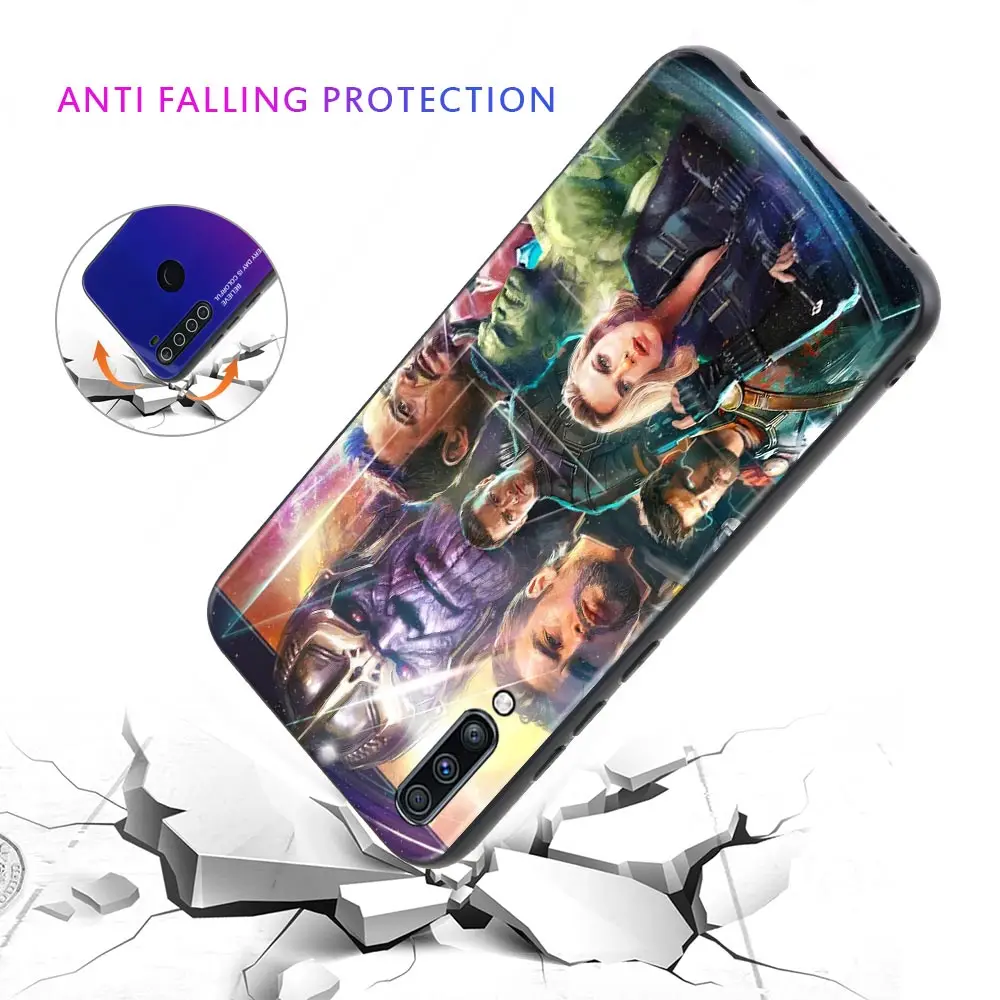 Marvel Avengers Super Heroes Phone Case For Xiaomi Redmi Note 11 10 9 9s 9T 8 8T 7 Pro Max Cover For Redmi K40 9 9A 9C 9T Shell