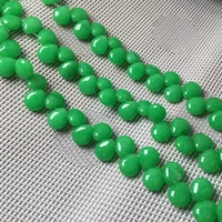 natural stone beads water drop shape malaysian jades loose spacer beaded for jewelry making diy necklace bracelet accessories