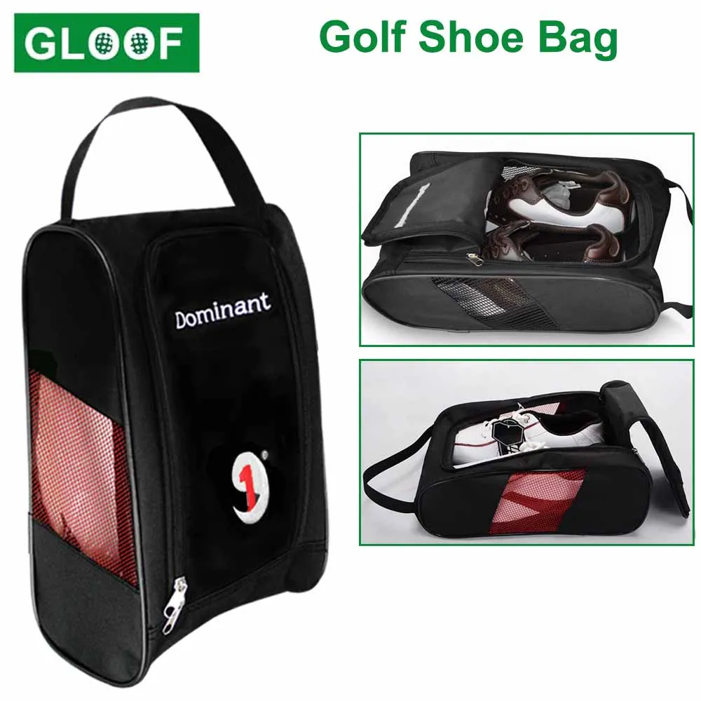 

1Pcs Golf Shoe Bag Durable Golf Shoe Package Zipper Travel Carrier With Mesh Ventilation Golf Accessory Outdoor Sports Organizer