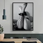 Картина на холсте с надписью Sexy Woman