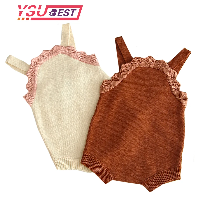 

2020 Neonatal Baby Romper With Woolen Ears Sweaters Buns Butterflies Conjoined Clothes Crawling Baby Jumpsuit Baby Girl Romper