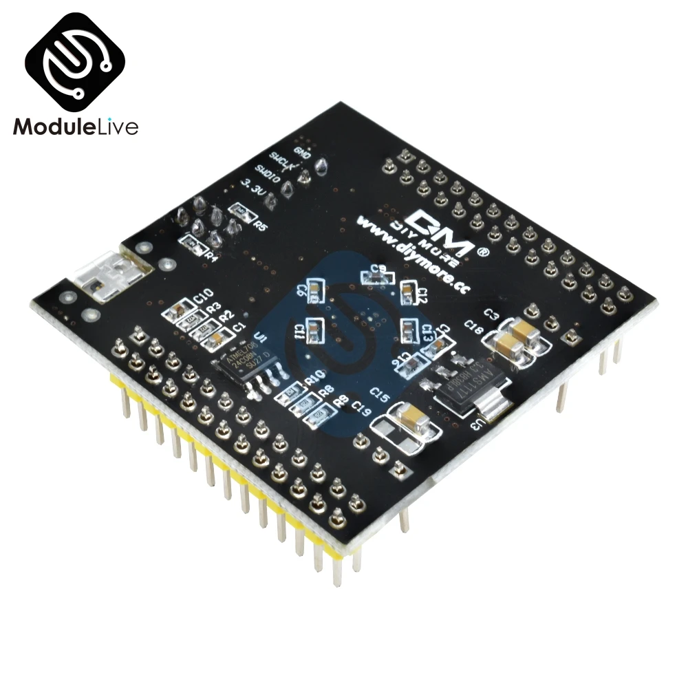 Миниатюрная макетная плата STM32F103RBT6 ARM STM32 минимальный модуль флэш платы M2 76 для