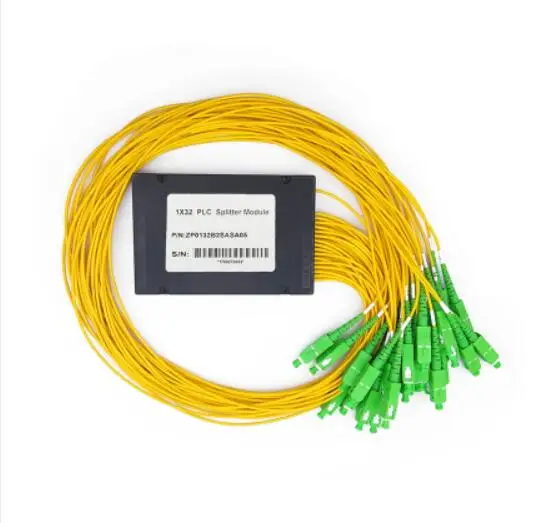 Бесплатная доставка 1x32 ПЛК-Сплиттер SC APC 1 м FTTH оптоволоконный АБС-пластик |
